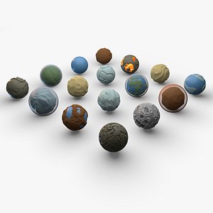 Yummy Cartoon Planets