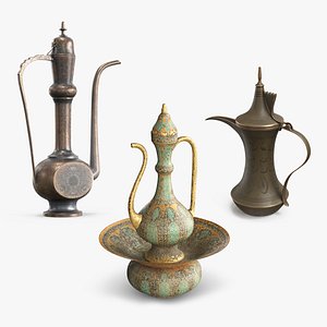 3D Arabic Ewers Collection model