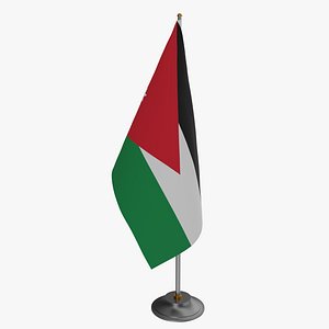 Table Flag Jordan Hashemite Kingdom