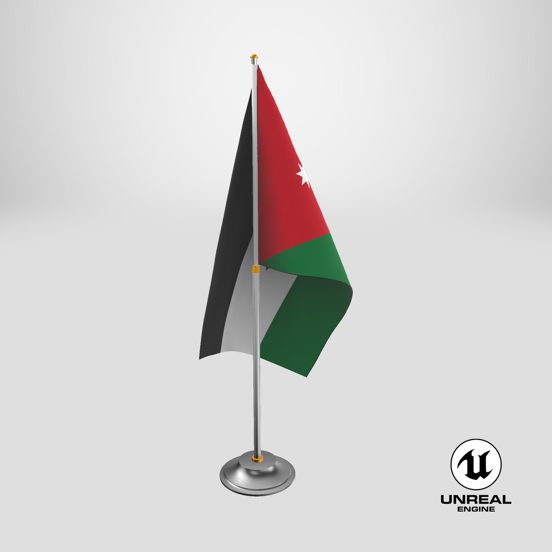 3D Table Flag Jordan Hashemite Kingdom https://p.turbosquid.com/ts-thumb/KP/nNeRaw/sk/stemcell_unreal_render/png/1724250172/1920x1080/fit_q87/940e22c4aad1c28678abd7f44b602fc7e821c4d0/stemcell_unreal_render.jpg