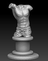 Zbrush Figure Torso - 'Adonis'