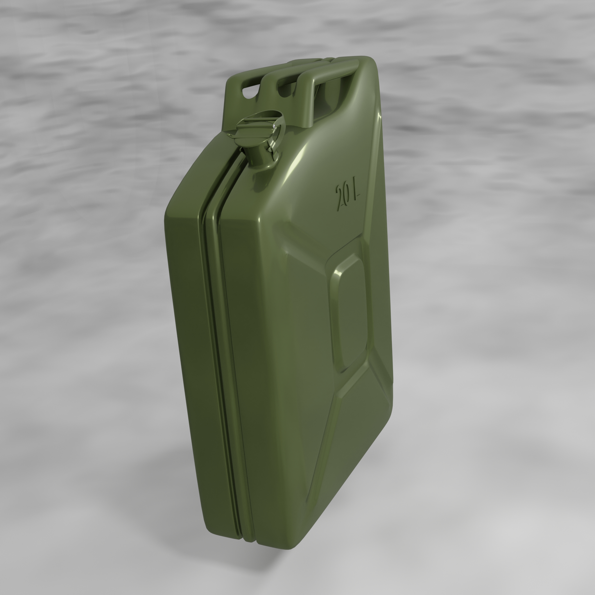 Modelo 3d TANICA DENZINA VERDE TurboSquid 2504165