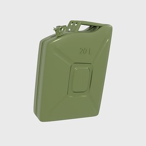 3D TANICA DENZINA VERDE