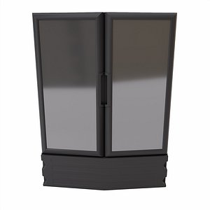 Grocery Store fridge lowpoly 3d model