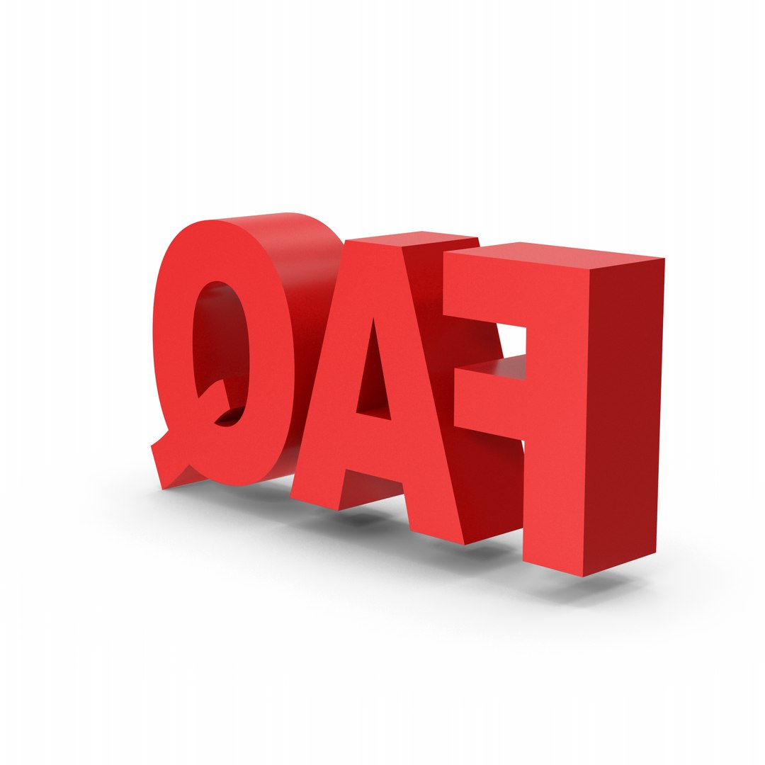 FAQ 3D Model - TurboSquid 2266270