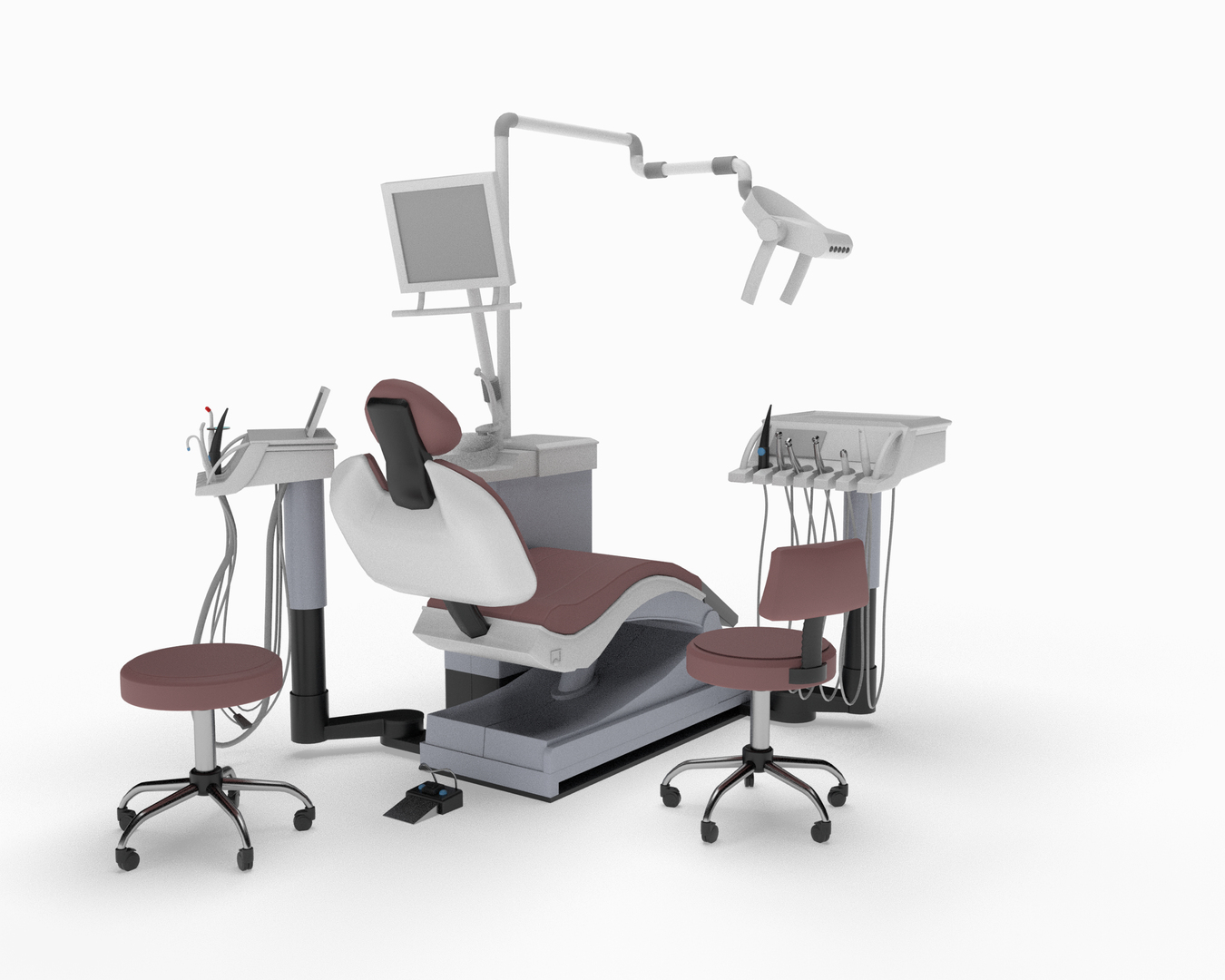 デンタルチェアシロナメルロー3Dモデル TurboSquid 1670486