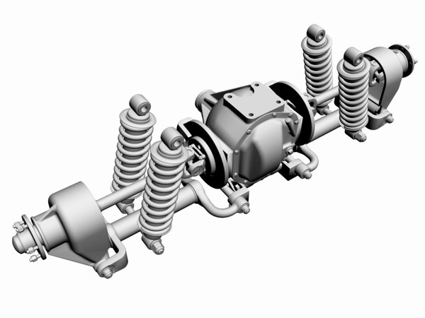 independent rear suspension assy 3d dxf