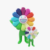 Takashi Murakami Flowers Sculpture