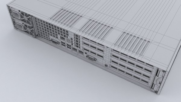 Server 2u 3D model - TurboSquid 1651861