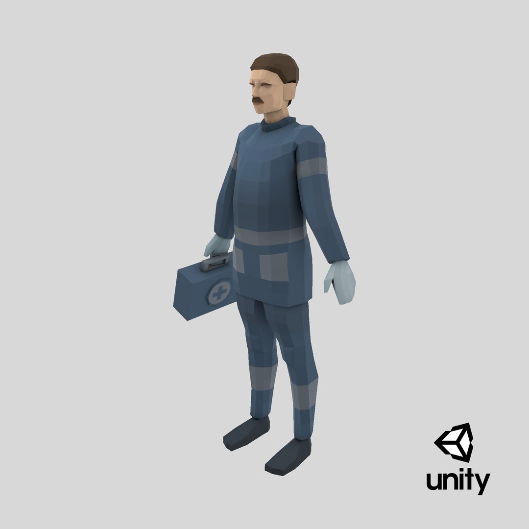3D model Low Poly Paramedic https://p.turbosquid.com/ts-thumb/KQ/5OC1UV/C4/stemcell_unity_render/png/1714475355/1920x1080/fit_q87/3311196fe005077df1552ec22766a612b71b0239/stemcell_unity_render.jpg