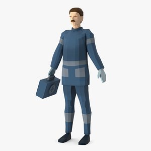 Low Poly Paramedic