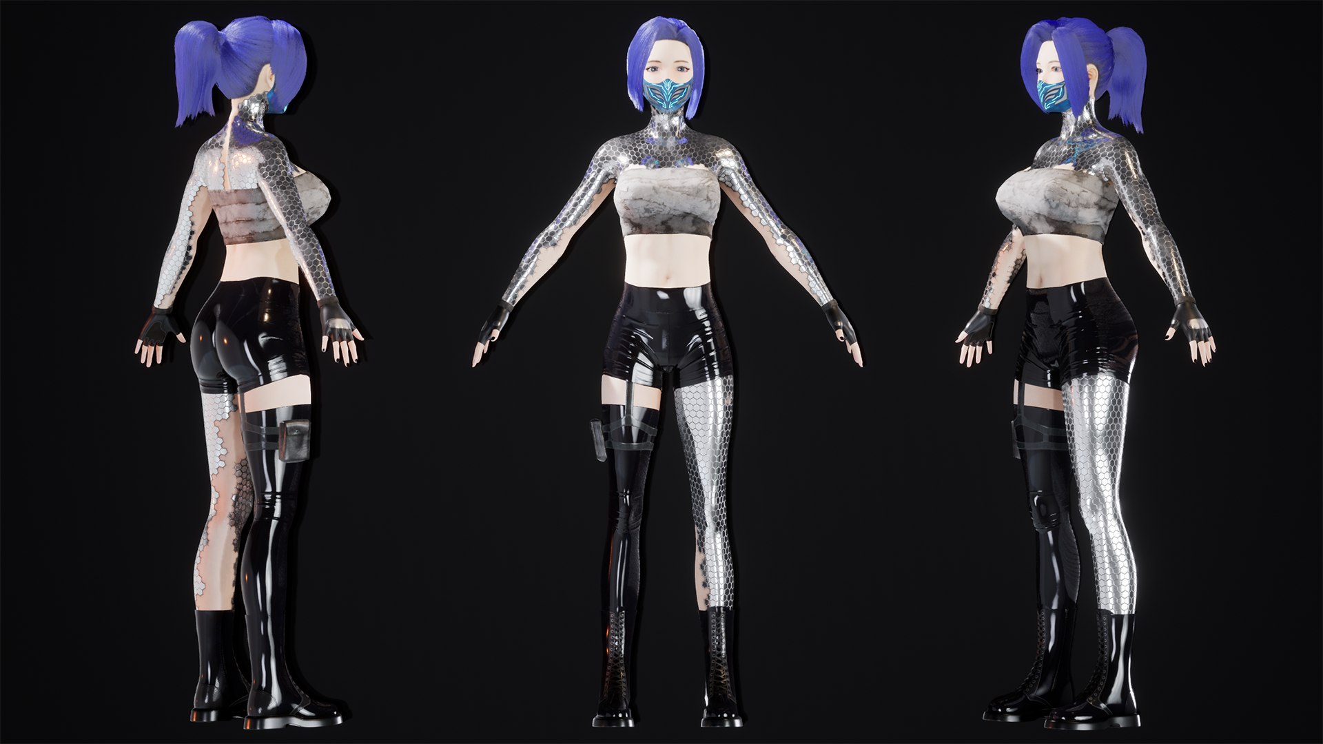 3D Syber Samurai Girl - Game Ready Character https://p.turbosquid.com/ts-thumb/KQ/8z5qjR/CM/gfhfg/png/1719101767/1920x1080/fit_q87/7dbbb48676be4e08306d592bc03065f8dffaa97d/gfhfg.jpg