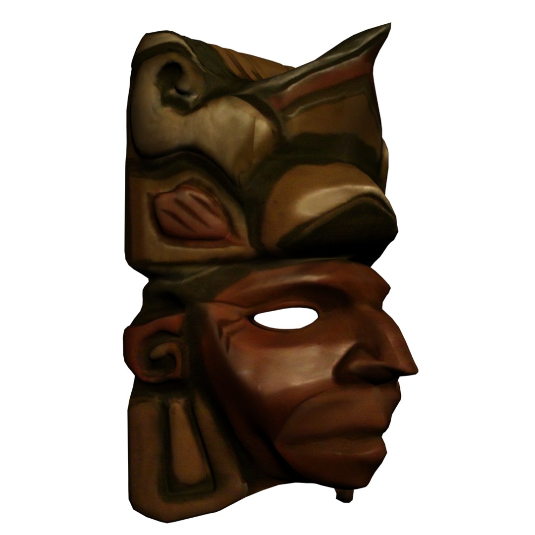 3d model colored mask