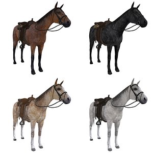 3d max pack wild west horse saddle