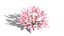 Modelli 3D di fiori a candelabro