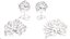 Modelli 3D di fiori a candelabro