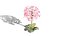 Modelli 3D di fiori a candelabro