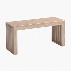 APRTAT Bamboo Indoor Bench 3D model