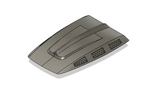 3D rc avenger engine cover model