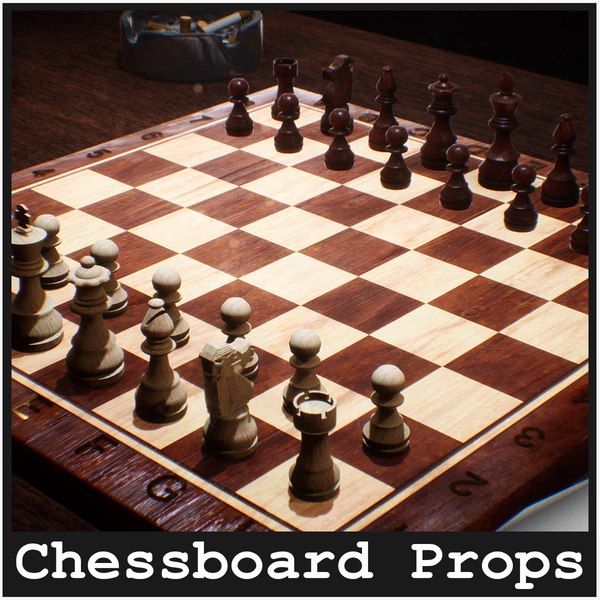 3D Chessboard 23 Assets