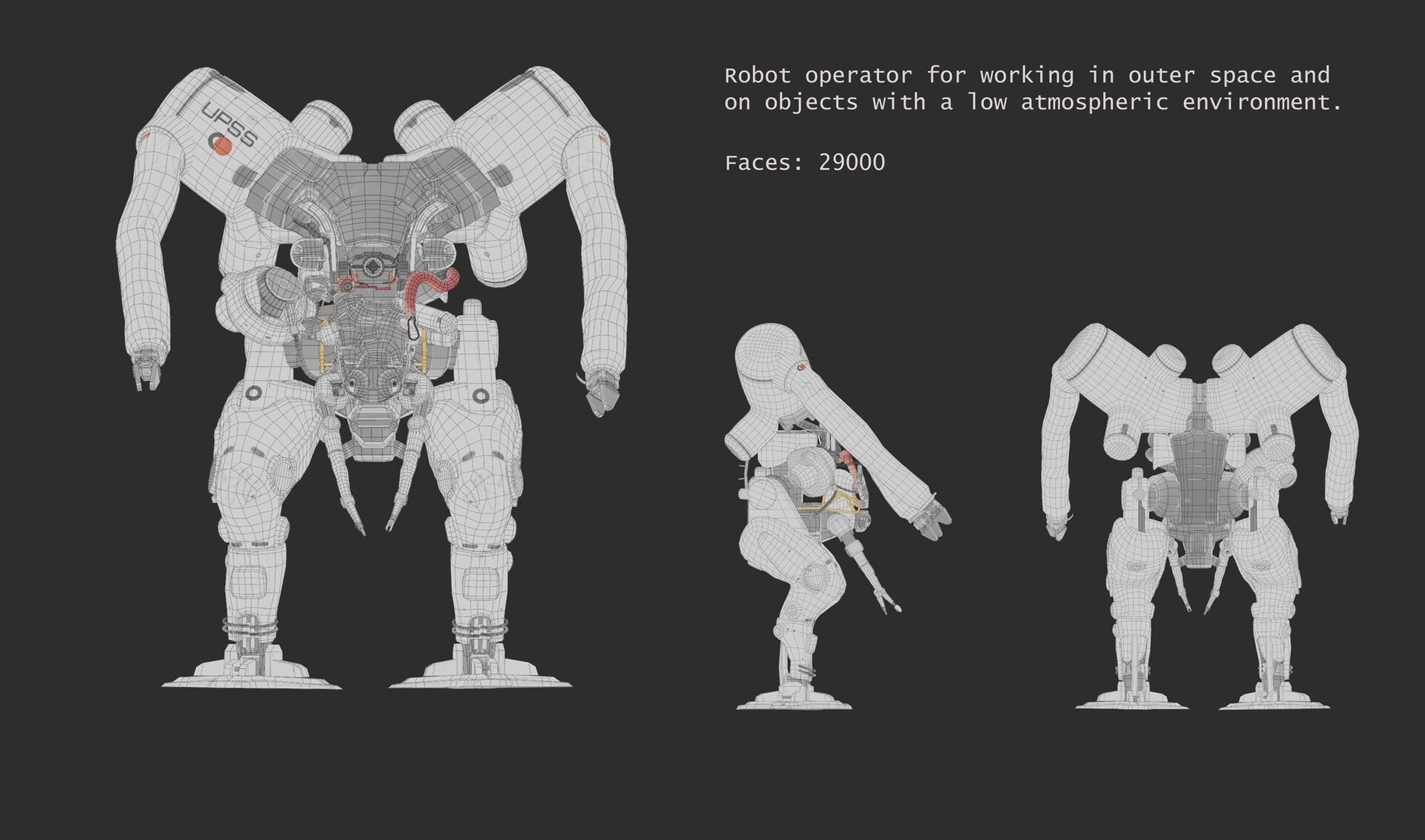 Free 3D Free Lowpoly Model Robot- Mech Model - TurboSquid 2047157