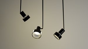 Lamp for interior 002 3D model