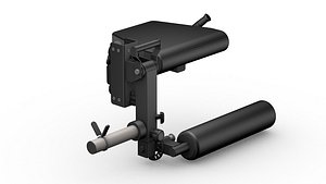3D Gym equipment pack of 8 model