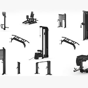 Gym equipment pack of 8