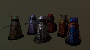 DOCTOR WHO - STEAMPUNK DALEK BUNDLE 1 by RogueFilmProductions 3D