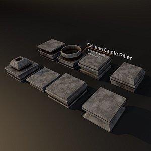 Column Castle Pillar 4K