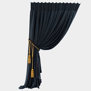 Velvet Stitched Curtain