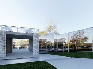 senior homes care center 3D model