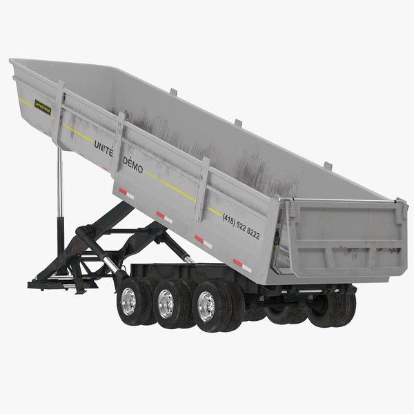 max semi dump trailer rigged