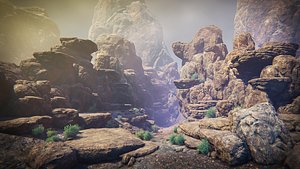 western cliffs 3D