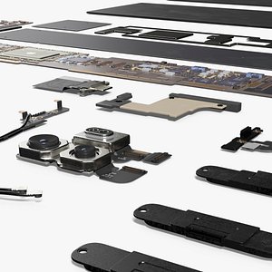 12 9 iPad Pro Internal Parts 3D model