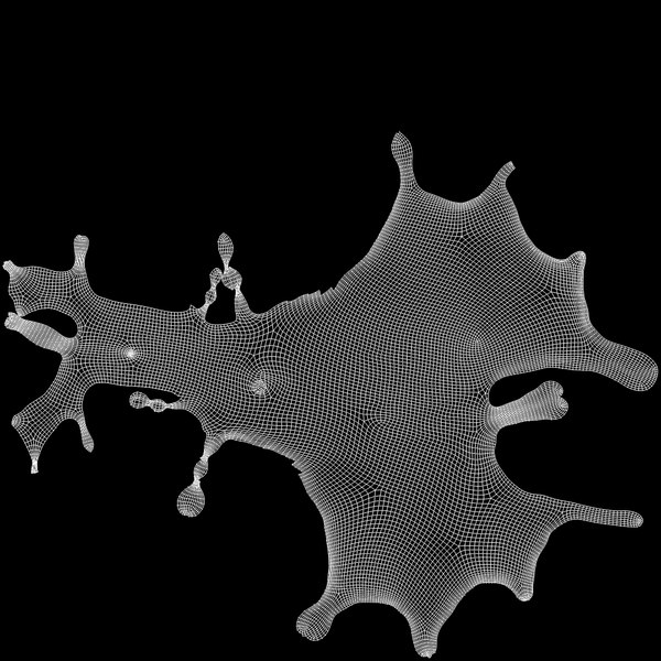 Splash Flat 02 3D model - TurboSquid 1718084