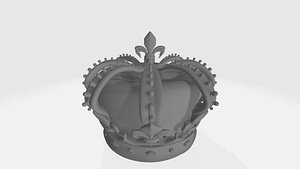 Crown king 3D model
