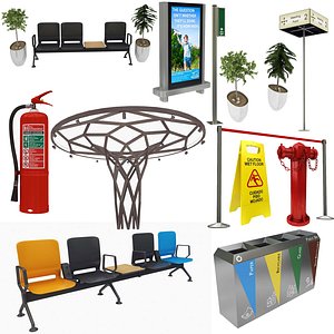 mall station airport 12 3D