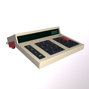 Soviet Calculator Electronic-42 3D model