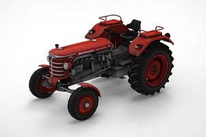 huerlimann d110 tractor 3D model