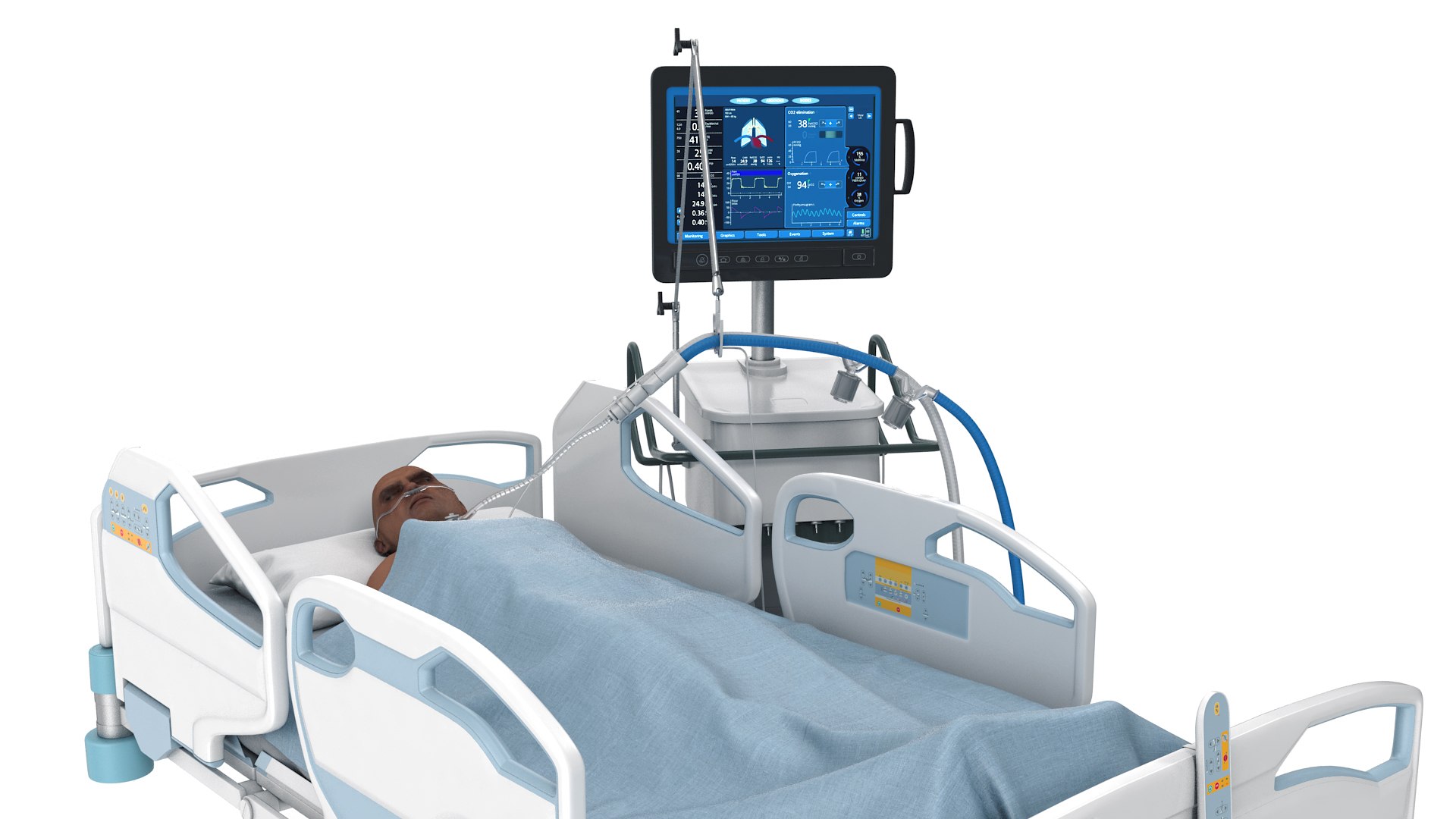 Patient on Ventilator 3D https://p.turbosquid.com/ts-thumb/KR/4O8CGw/sg/ponventprev2b/jpg/1692637839/1920x1080/fit_q87/09ced0dcad17ae4c03e91ec32f245dc4145555d5/ponventprev2b.jpg