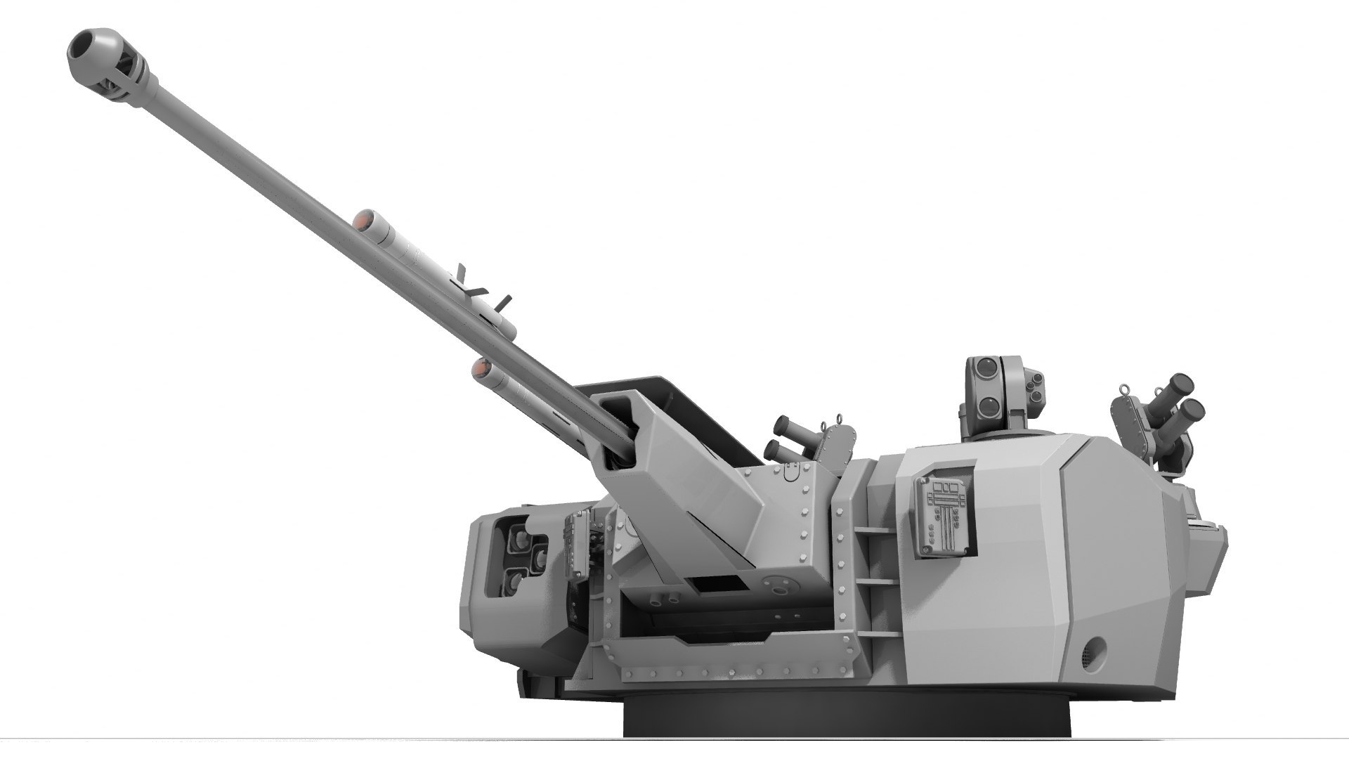 Turret UT30 3D - TurboSquid 2426270
