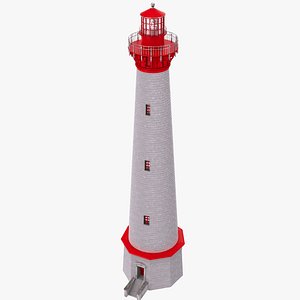 Lighthouse - Red 3D