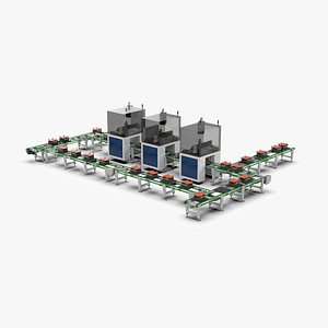 3D Square Shell Manual Welding  and Visual Inspection Line