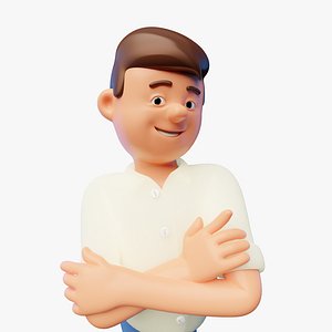 Cartoon Man Character