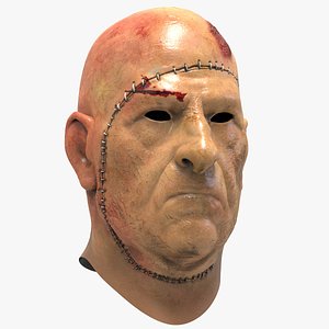 3D horror face mask