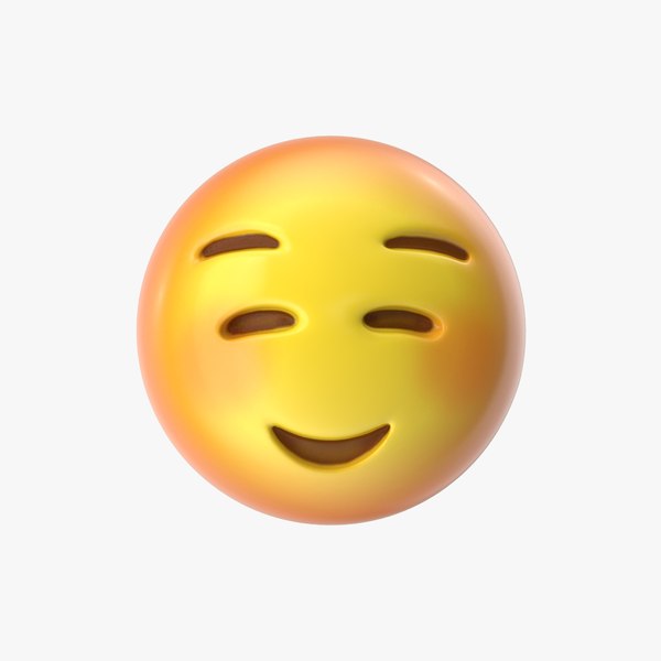3D emoji 19 smiling face