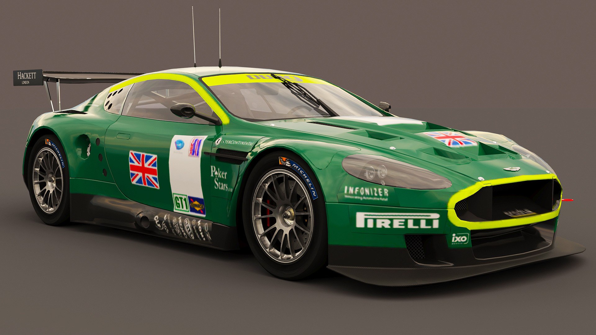 【限定品】オートアート　ASTON MARTIN RACING DBR9 2005 Aston Martin DBR9 by AUTOart (#58 Le Mans) 1:18 Scale