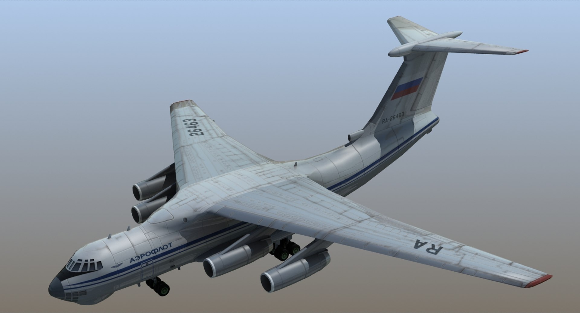 Ilyushin il-76 candid 3D model - TurboSquid 1443669
