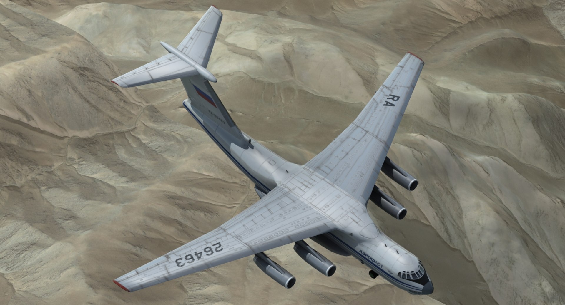 Ilyushin il-76 candid 3D model - TurboSquid 1443669